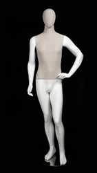 Linen Mixed Fabric Mannequin Standing Hand on Hip