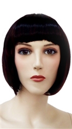 Short Black Hair Mannequin Wig with Bangs