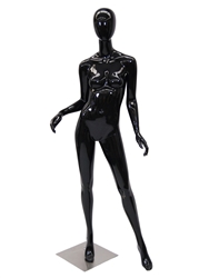 Arrita Egghead Gloss Black Female Mannequin