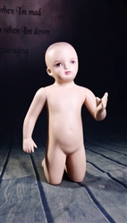Kneeling Toddler Mannequin