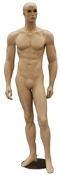 Realistic Athletic Male Mannequin Light Fleshtone