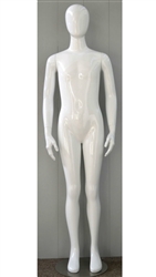 12 Year Old Gloss White Egghead Childrens Mannequin