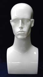 Eric Glossy White Male Display Head