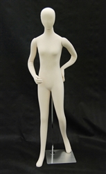 Economical Flexible Female Mannequin in Beige / Tan Color