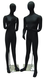 Economical Flexible Mannequin Couple in Black