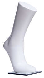 Glossy White Female Foot Display