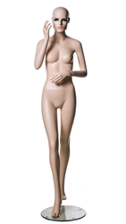 Skintone Female Mannequin Realistic With Cell Phone