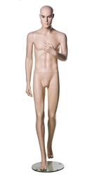 Realistic Male Mannequin With Cell Phone