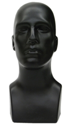 Lightweight Plastic Male Display Head - Black
