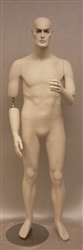 Johnn Flexible Arms Fleshtone Mannequin - 5'8" tall