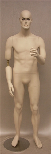 Male Mannequin with Flexible Elbows - Fleshtone