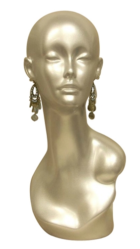Female Display Head in Silver
