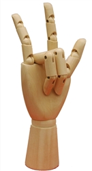 Posable Wooden Male Right Hand