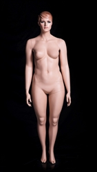 Tracy Plus Size Female Mannequin with Molded Hair pose 1