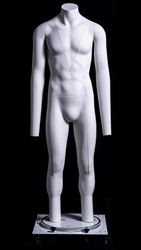 The Ghost - INVISIBLE White Headless Male Mannequin