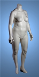 Unbreakable Headless Plus Size White Female Mannequin
