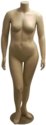 Nancy Headless Plus Size Female Mannequin in Fleshtone or White