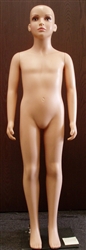 51" tall Realistic Unisex Child Mannequin 7-8 year old