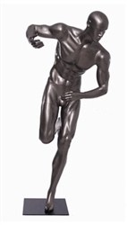 Football Male Mannequin Running with Ball in Right Hand P11