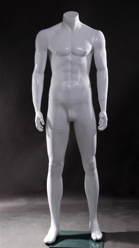 Photo: Male Mannequin Form | White Male Headless Mannequin (Full)