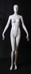Terry Glossy White Abstract Female Mannequin pose 11