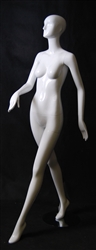 Terry Glossy White Abstract Female Mannequin pose 15