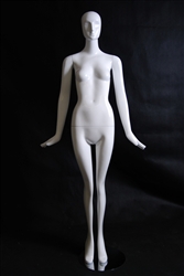 Terry Glossy White Abstract Female Mannequin pose 1
