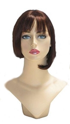 Woman's Brownish Red Bob Style Wig for Mannequin or Head Display