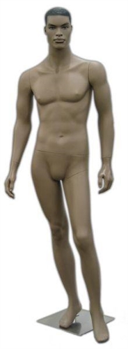 Realistic Facial Features African American Male Mannequin