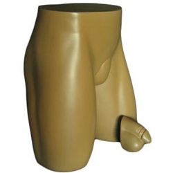 Anatomically Correct Full Size Fleshtone Male Torso Butt Form