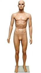 Realistic Face Male Mannequin with Removable Head