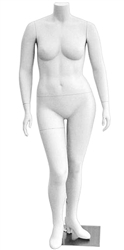 Celinda Female Mannequin - Plus Size Collection - White