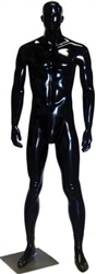 Athletic Male Mannequin in Glossy Black