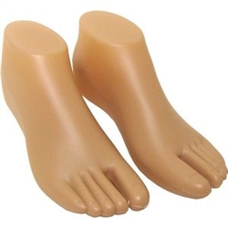 Ankle High Feet Form Fleshtone Pair