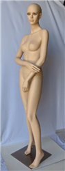 Hyper Realistic Female Athletic Fleshtone Mannequin From ZingDisplay.com