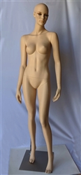 Hyper Realistic Female Athletic Fleshtone Mannequin From ZingDisplay.com