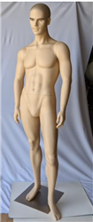 Hyper Realistic Male Athletic Fleshtone Mannequin From ZingDisplay.com