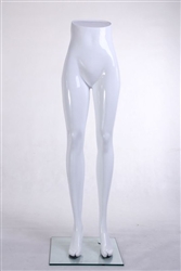 Modern Gloss White Female Leg Form
