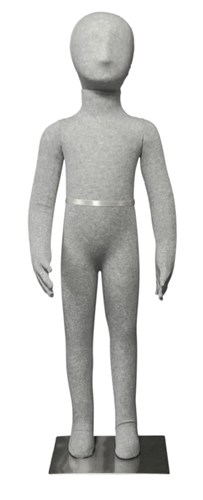 3' 2" Grey Full Body Bendable Child Mannequin