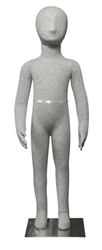 3' 8" Grey Full Body Bendable Child Mannequin