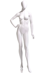Dianna Egghead Female Mannequin Right Hand on Hip Left Leg Forward P2