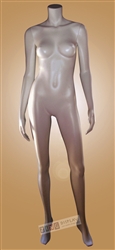 Unbreakable Headless Female Mannequin with Magnetic Arms strait on pose