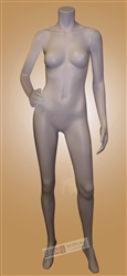 Unbreakable Headless Female Mannequin with Magnetic Right Hand on Hip