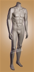 Unbreakable Headless Male Mannequin with Magnetic Arms