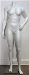 High End Athletic Headless Female Mannequin Left Hands on Hip - 6 Colors