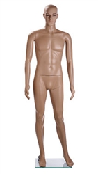 Realistic Male Fleshtone Full Size Plastic Mannequin