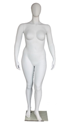Martha - Female Plus Sized Egghead Mannequin