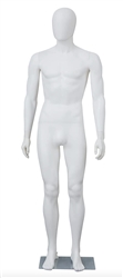 Unbreakable Egghead Male Mannequin in White