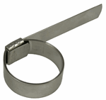 Hose Tube & Pipe Clamps - Stainless Steel Center Punch Band Clamps