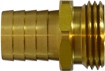Brass Garden Hose Fitting - Male GHT X HB | Hose & Fitting Supply